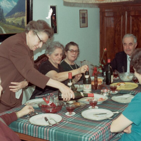 Foto aus einem Familienalbum, 1960er-Jahre