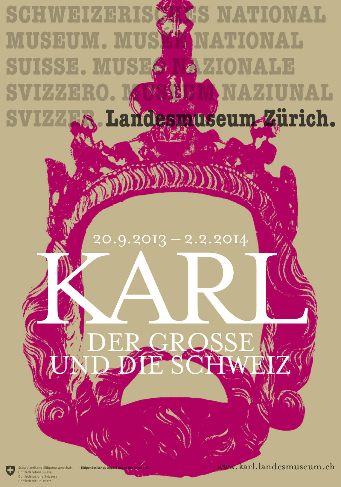 Pderkat der Ausstellung "Karl der grosse"