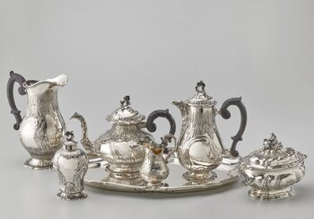 Un servizio da tè e caffè come regalo di nozze | © Museo nazionale svizzero