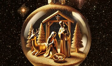 Visuale della mostra Natale e Presepi