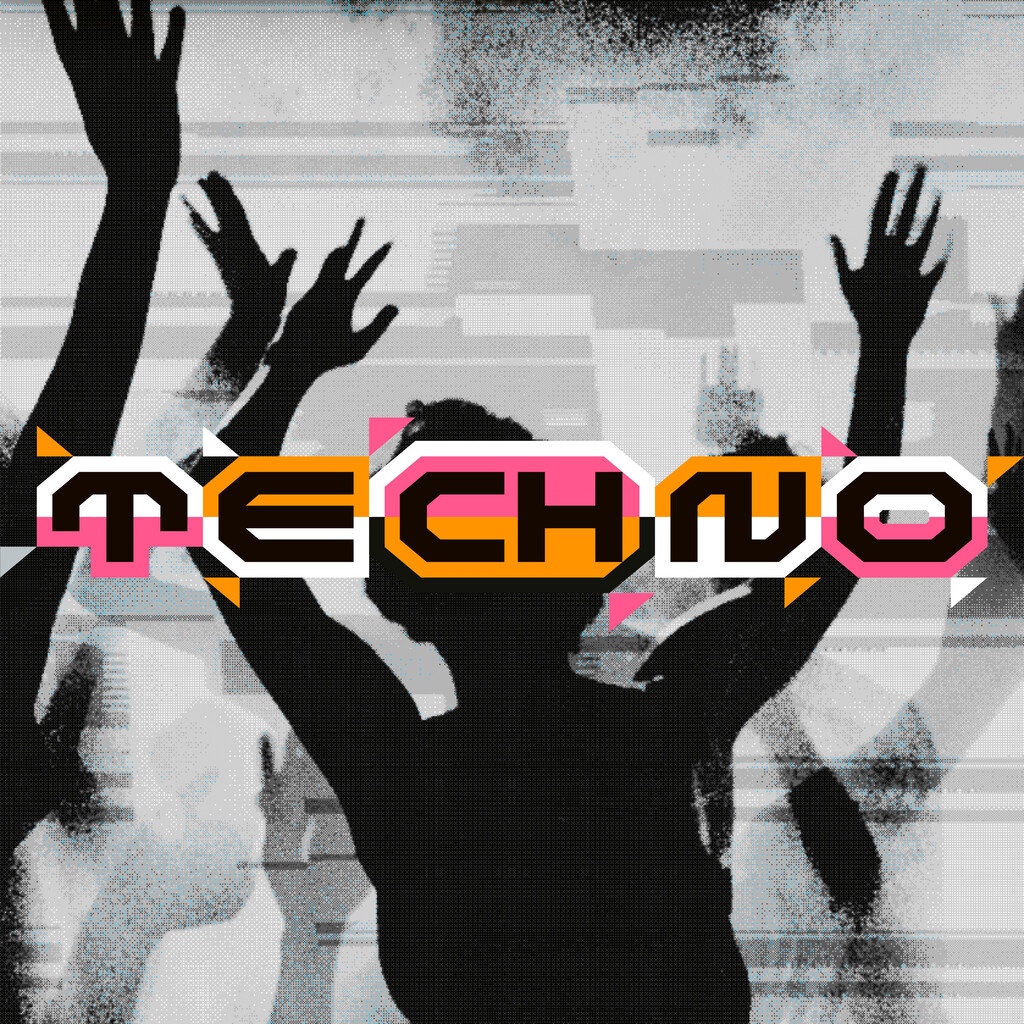 Keyvisual der Ausstellung «Techno»