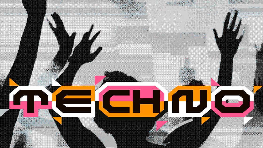 Keyvisual der Ausstellung «Techno»