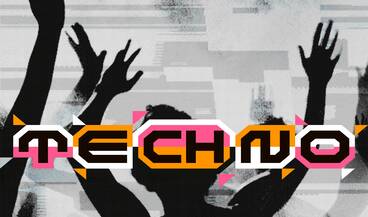 Keyvisual der Ausstellung «Techno»